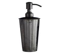 Metallic Black Nickel Finish Lotion Dispenser Hammered Surface, 450ml