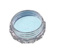 Metallic Blue Chrome Powder Aurora Shellac Sparkle | creates dazzling effects, fine, easy to blend, works on natural and artificial nails