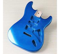 Metallic Blue Electric Guitar Body Good Poplar Wood Guitar Body Guitar Barrel Guitar body replacement