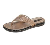 Metallic Braided Flip Flops Casual Thong Sandals Women Trendy Summer Party Beach Slip On Lightweight Cushioned Non-Slip Sandals with Arch Support for Daily Walking Poolside Vacation Gold