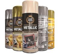 Metallic Champagne Gold Spray Paint 400ml - Premium Gloss Shimmer Finish Aerosol for Wood, Metal, Plastic & More - Fast Drying Decorative Metallic Paint for Crafts, Furniture & DIY Projects 2678