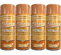 Metallic Copper Spray Paint 200ml Multipurpose Use Spray For Metal, Wooden Furniture, Interior & Exterior Decoration, Long-Lasting, Shimmering Finish (4)