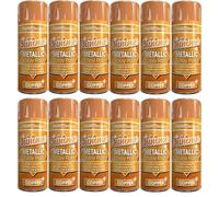 Metallic Copper Spray Paint 200ml Multipurpose Use Spray For Metal, Wooden Furniture, Interior & Exterior Decoration, Long-Lasting, Shimmering Finish (12)
