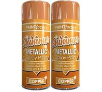 Metallic Copper Spray Paint 200ml Multipurpose Use Spray For Metal, Wooden Furniture, Interior & Exterior Decoration, Long-Lasting, Shimmering Finish (2)