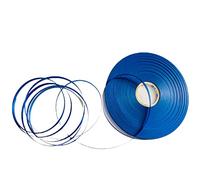 Metallic Curling Ribbon Blue 5mm Crimped for Gift Wrapping, Balloon, Florist Handicraft, Party Decoration, Packaging - 100 Meters