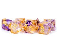 Metallic Dice Games 7-Set: Unicorn: Royal Sunset