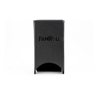 Metallic Dice Games FanRoll Fold Up Dice Tower: Black, Role Playing Game Dice Accessories for Dungeons and Dragons, Warhammer, Gloomhaven and More. Age 12+