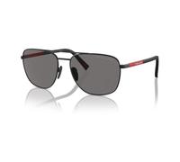 Metallic Drop Sunglasses with Square Look - male - Prada - Sunglasses - Black - 60 MM - Accessories 60 MM