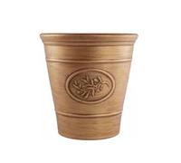 Metallic Effect Olive Planter Plastic Plant Flower Pot Garden Home-30cm-Gold