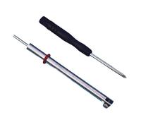 Metallic Electrode Holder Clip,1pc 6mm Titanium, 0.1-3mm Clampable Thickness 80/115mm Length Options for Electrolytic Cells(6mmx80mm)