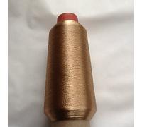 Metallic Embroidery Threads (5000 Meters, Copper) for Computerized Embroidery and Decorative Sewing Embroidery Machine Metallic Embroidery Threads Brother JANOME,