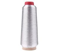 Metallic Embroidery Threads Embroidery Machine Thread Spools for Embroidery Machine (Silver)