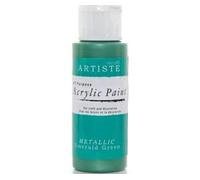 Metallic Emerald Green docrafts Artiste All Purpose Acrylic Craft Paint - 59ml