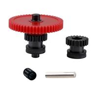Metallic Extruder Gear Package for Different 3D Printers Manages Various 1.75mm Filament Preferences Metal Extruder Gear Set