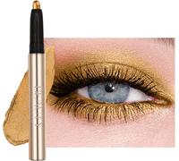 Metallic Eyeshadow Pencil, Lasting Shimmer Eyeshadow Stick,Highly Pigmented Waterproof Eyeliner Pencil, Create Glitter Eye Contour Makeup,Perfect Gifts for Women 04 Champagne Shimmer
