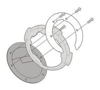GIVI BF Tanklock System for TANKLOCK Tankbags, black