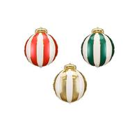 Metallic Foil Christmas Bauble Balloons 3 Pack - Festive Party Decorations, Winter Wonderland & New Year Celebration Decor