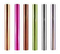 Metallic Foil Paper for Arts & Crafts, Classroom Activities & DIY Projects - 7.6"x196" Foil Color Cardstock Paper for Invitations and Scrapbooking