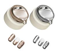 Metallic Gel Nail Polish,2Pcs Chrome Gel Nail Polish,8ML 3D Mirror Effect Painting Metallic Gel Polish for Flower, Lines Drawing Nail Art Polilsh