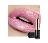 Metallic Glitter Lipstick Light Rose Moisturising Creamy Texture