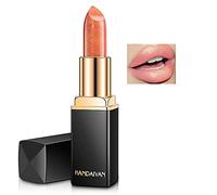 Metallic Glitter Lustrous Lipstick, High Impact Lipcolour with Moisturising Creamy Formula, Luxurious Waterproof Long Lasting Not Stick Cup Lip Tint, #7