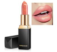 Metallic Glitter Lustrous Lipstick, High Impact Lipcolour with Moisturising Creamy Formula, Luxurious Waterproof Long Lasting Not Stick Cup Lip Tint, #3