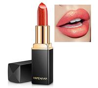 Metallic Glitter Lustrous Lipstick, High Impact Lipcolour with Moisturising Creamy Formula, Luxurious Waterproof Long Lasting Not Stick Cup Lip Tint, #2