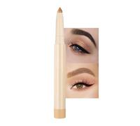 Metallic Gold Eyeshadow Stick, Shimmering Eye Shadow Crayon, Long Lasting Creamy Golden Brown Eyeshadow Highlighting Highly Pigmented Eye Liner Pencil, Eye Makeup for Women