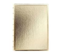 METALLIC GOLD Filofax Stylish and Durable Saffiano A5 Size High-Quality Notebook