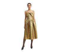 Metallic Jacquard Midi Dress - female - Self Portrait - Party Dresses - Yellow - S - Dresses S