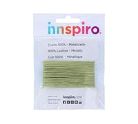 Metallic Leather Cord Pastel Green 2 mm. 5 m.