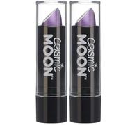 Metallic Lipstick by Cosmic Moon - Purple - For mesmerising metallic lips (Pack of 2)