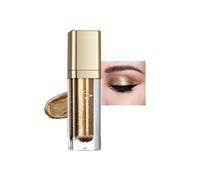 Metallic Liquid Glitter Eyeshadow & Eyeliner Pen, Long Lasting Waterproof Matte Shimmer Eyeshadow, Highly Pigmented Sparkly Eye Shadow, Easy to Blend Gold Eyes Makeup