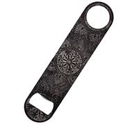 Metallic Mandala Bar Blade Bottle Opener 18 x 4cm