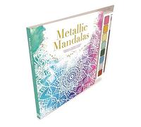 Metallic Mandalas: Watercolor Guidebook With 8 Paints and Brush Perfect for Beginners