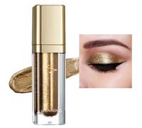 Metallic Matte Shimmer Sparkly Eye Shadows - Liquid, Gold & Quick-Drying Glitter - Waterproof, Long Lasting & Highly Pigmented