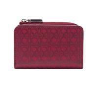 Metallic Monogram Card Holder - female - Coccinelle - Wallets & Cardholders - Red - ONE SIZE - Accessories ONE SIZE