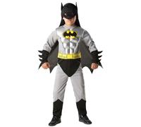 Metallic Muscle Chest Batman Costume for Boys Ages 5-6 (M), Height 116cm