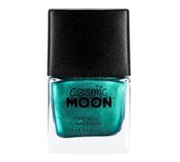 Metallic Nail Polish by Cosmic Moon - Green - Highly pigmented Nail Varnish - 10ml