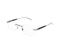 Metallic Optical Frames Stylish Design- male- MONTBLANC- Glasses- Gray- 55 MM- Accessories 55 MM