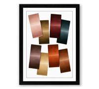 Metallic Palette Modern Framed Wall Art Print A2 (59.4×42cm) Black, Wall Decor for Living Room, Bedroom, Office & Home, Ready to Hang, Art Gift