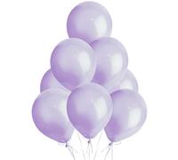 SHATCHI Metallic Purple 100 Pack, Large 12 Inch Thick Latex Biodegradable Helium Party Birthday, Wedding, Baby Shower, Valentine's Day Events Decoration for Balloon Arch Garland, 100pcs