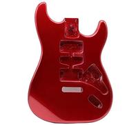 Metallic Red ST Electric Guitar Body Poplar Wood Guitar Barrel High Gloss Finish Guitar Parts Accessories Guitar body replacement