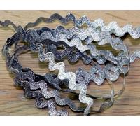 Metallic RIC Rac Trim Silver - per metre