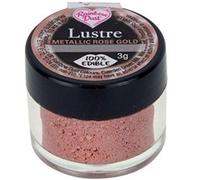 Metallic Rose Gold Edible Lustre - Rainbow Dust - 3g
