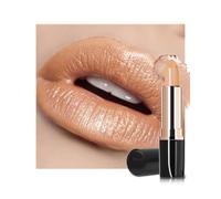 Metallic Shiny Lipstick Gold, Moisture Glitter Lipstick for Women