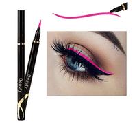 Metallic Shiny Smoky Eyes Waterproof Glitter Liquid Eye Binders 5 ml Eyeliner Blue Waterproof (H, One Size)