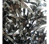 Metallic Shredded Tissue Paper Christmas Hamper Gift Packing (100 g, SILVER)