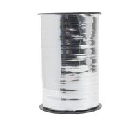 Metallic Silver Curling Ribbon 500m (546 Yards) - Single - 5mm Balloon Ribbon for Gift Wrapping, Balloon Decorating, Present Bows, Party Decorations, Floristry & Crafts