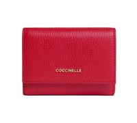 Metallic Small Wallet - female - Coccinelle - Wallets & Cardholders - Red - ONE SIZE - Accessories ONE SIZE